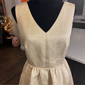 Vineyard Vines Gold Mini Dress